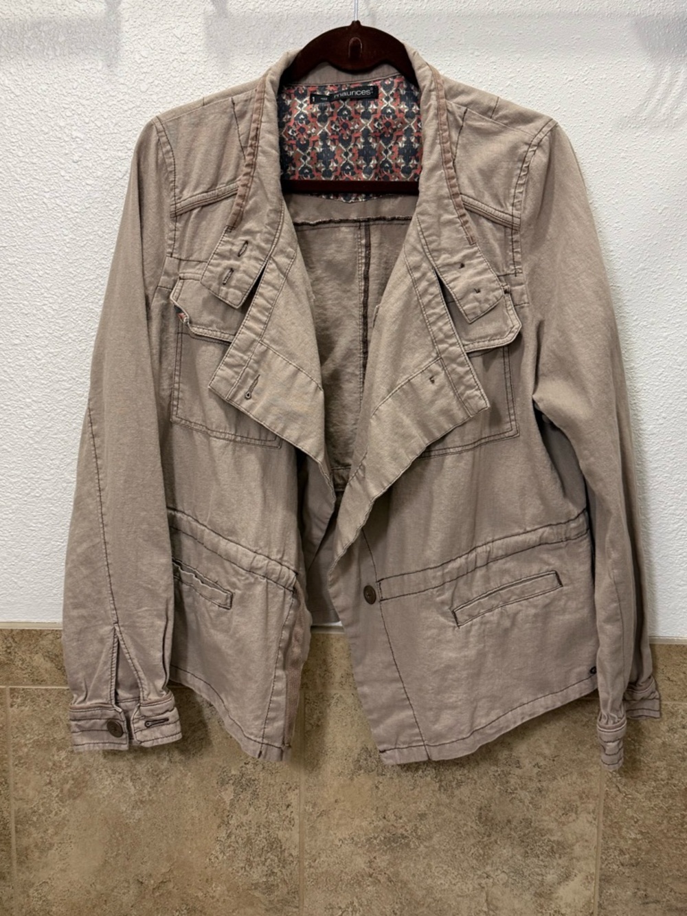 MAURICES linen/cotton light jacket